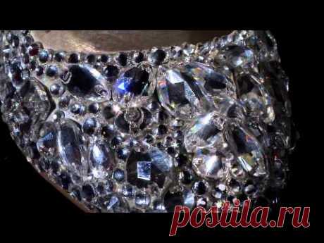 Туфли со стразами /Наш сайт: swarovski.prom.ua