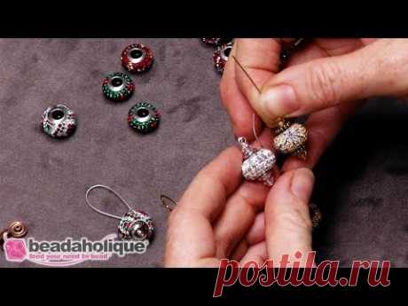 How to Use Bead Aligners with Large Hole Beads to Make Earrings