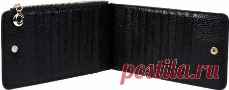 BIG SALE-40% OFF-YALUXE Women's Genuine Leather Multi Card Organizer Wallet with Zipper Pocket Black at Amazon Women’s Clothing store: