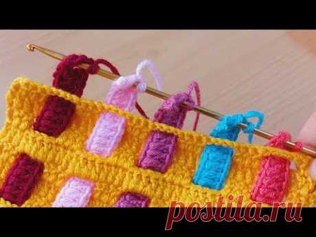 Wow!! Showy crochet that you will learn very easily / hızlı öğreneceğin kolay tığ işi