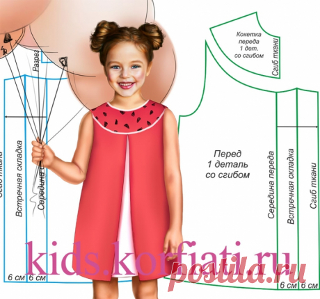 Детская одежда с выкройками от Анастасии Корфиати.