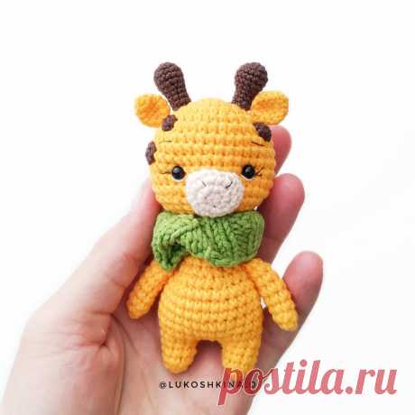 Крошечный Жираф Amigurumi Free Pattern - Amigurumi