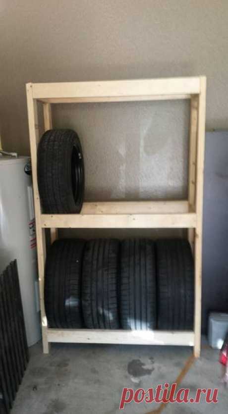 DIY Budget Tire Rack (or shelves) for your garage