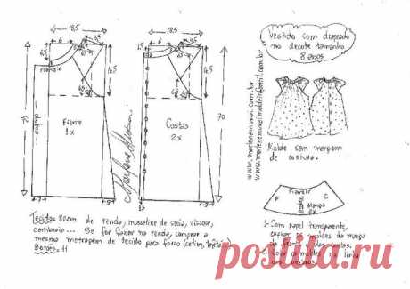 Платье для девочки от 1 до 14 лет. Выкройки (Шитье и крой) – Журнал Вдохновение Рукодельницы