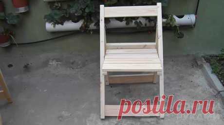 Как сделать складной деревянный стул своими руками Преимущества складного деревянного стула заключаются в его компактности, устойчивости и несложном изготовлении. Сделать такой удобный стул можно своими