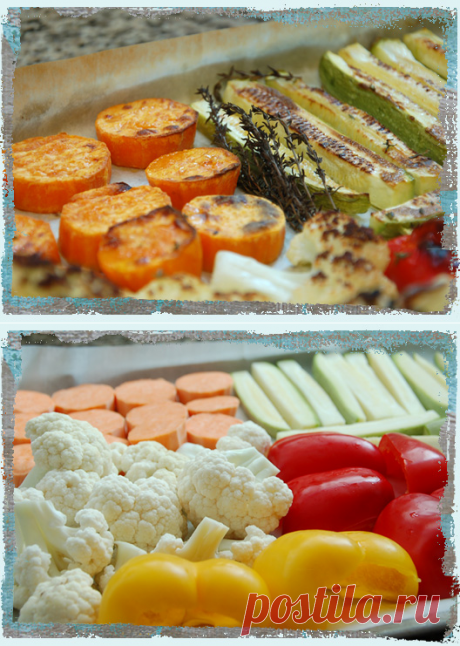 Овощи в духовке в режиме гриль | Рецепты средиземноморской кухни