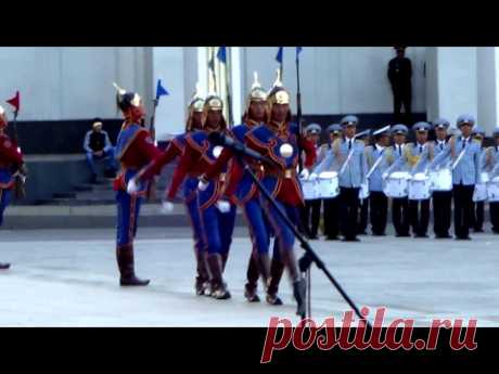 Military Parade in Mongolia (training: Chinggis Khaan Square)