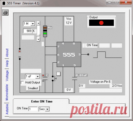 555 Timer Program