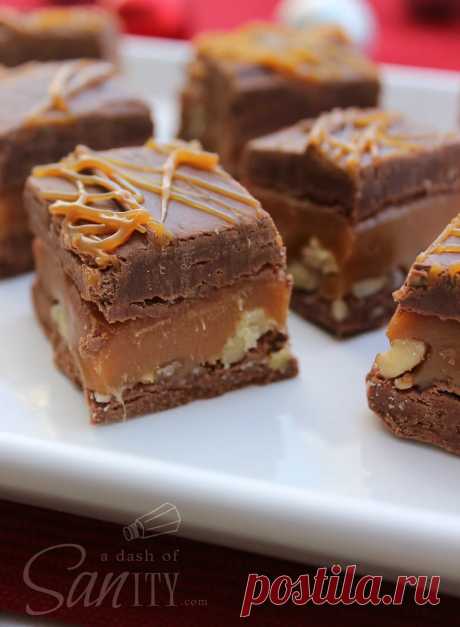 Caramel Pecan Turtle Fudge