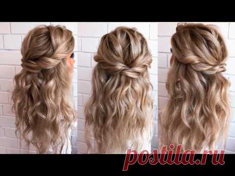 Wedding hairstyle | Прическа Мальвинка