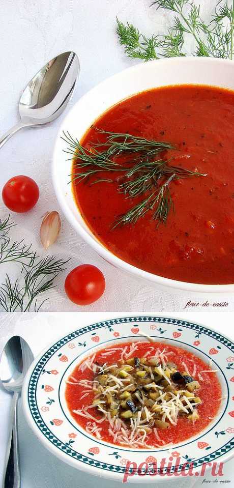 Два варианта томатного супа. Один больше подходит как зимний другой летний. Приятного аппетита!