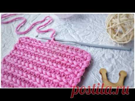 🤩ПРОЩЕ НЕ ПРИДУМАЕШЬ. УЗОР КРЮЧКОМ МК. easy crochet baby blanket for beginners