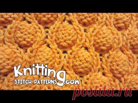 Knit Pod Stitch Watch video to learn how to knit the Pod stitch ( Aka Cocoon stitch). ++ For detailed written instructions, see: https://www.knittingstitchpatterns.com/2014/0...