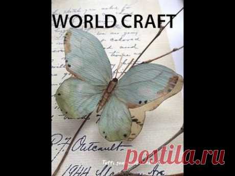 Beautiful Paper Butterfly : World Craft