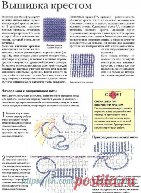 Руководство по вышивке