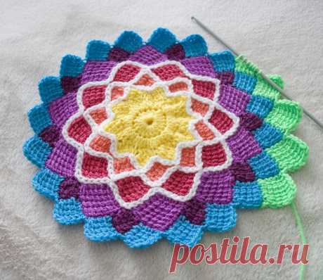 Hazel's Crochet: Sunny Daze Flower