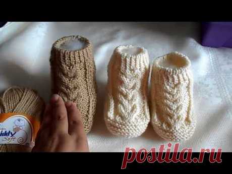 Botas - Zapatos para bebe en dos agujas #1