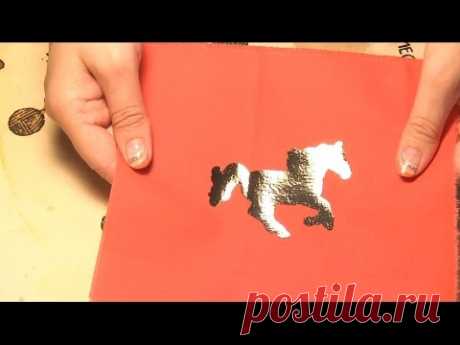 How to Add Foil to Fabric - YouTube