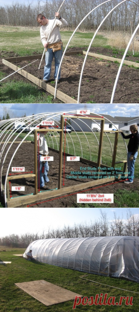 Как построить теплицу своими руками за одни выходные?