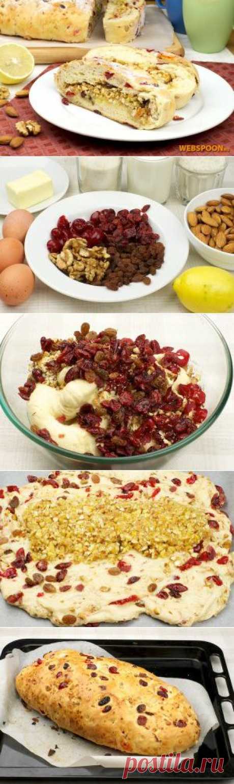Паасброд голландский сладкий кулич с сухофруктами рецепт с фото, пирог из сухофруктов на Webspoon.ru