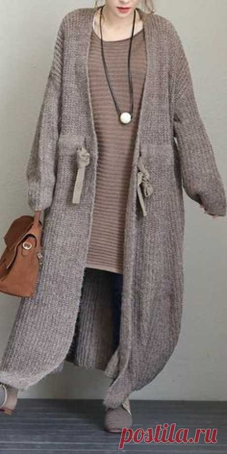 ELEGANT THICKEN MAXI COAT WOMEN WINTER CASUAL JACKET Q1675