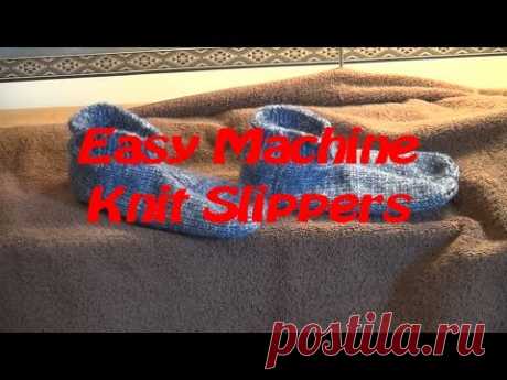 Machine Knit Slipper