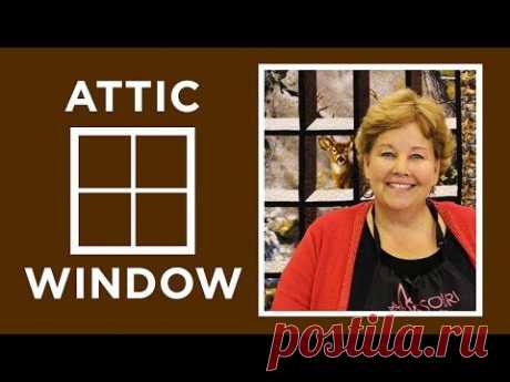 Attic Windows Quilt with a Panel: Easy Quilting Tutorial with Jenny Doan of Missouri Star Quilt Co - YouTube