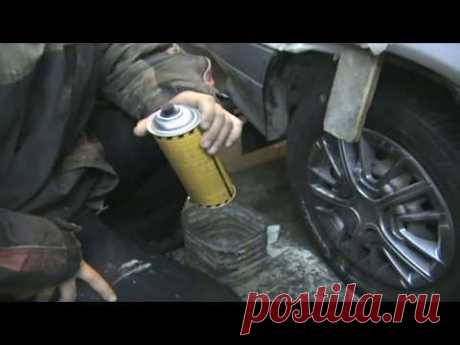 Убираем ржавчину с кузова, которая проела металл до дыр. Auto overhaul - YouTube