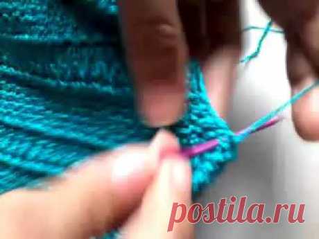 1  Parte  Vestido  de Croche -AZUL TURQUESA-VANESSA MONTORO -Ванесса Монторо-