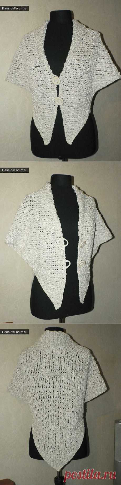 Еще один модел из шарфа / Вязание спицами. Работы пользователей / PassionForum - мастер-классы по рукоделию