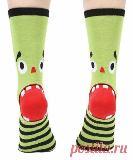 Screaming Knit Monster Socks