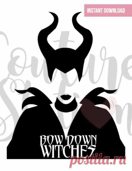 Maleficent Inspired, Bow Down Witches Digital Clipart, INSTANT DOWNLOAD, Disney Clip Art, Iron-on Image, DIY, Party Favor This listing is for the above design(s), (as is). This is a DIY (DO IT YOURSELF) INSTANT DIGITAL DOWNLOAD. No tangible item will be shipped to you. You are responsible for PRINTING the image yourself. PLEASE NOTE THAT THIS IMAGE IS NOT FORMATTED FOR SILHOUETTE OR CRICUT OR ANY TYPE OF