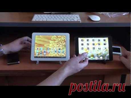 iPad Mini &amp; Onda V812, iOS vs Android - YouTube