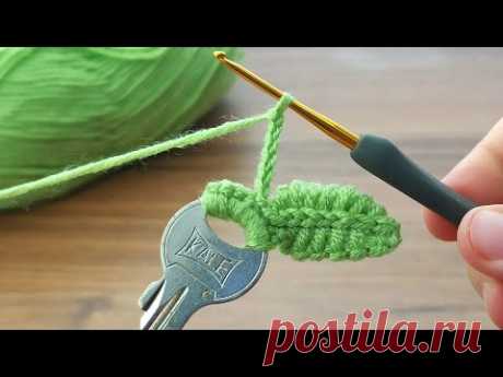 Wow..!! You won't believe I made it with key and day yarn crochet pattern #crochet