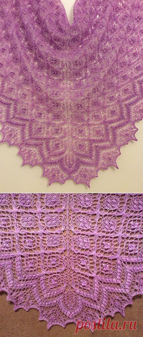 Birds' nest shawl by Athanasia Andritsou