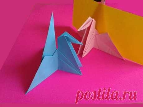 origami Crane Place Card Holder оригами журавлик