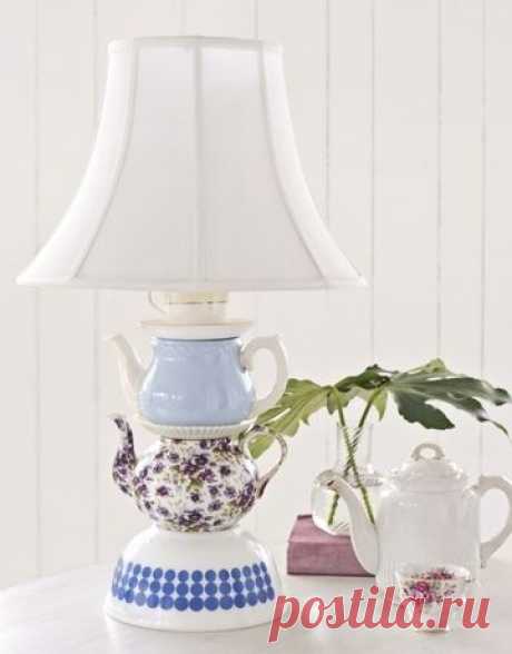 Декор своими руками: чайная лампа за 1 час