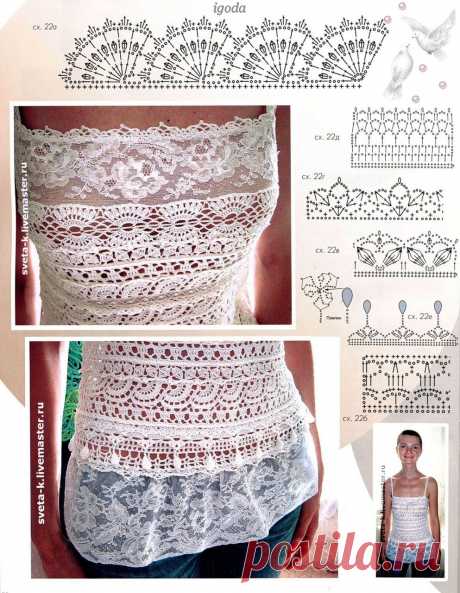 Crochetemoda: Топы