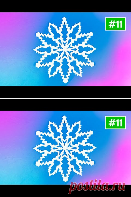 ❄Красивые снежинки из бумаги своими руками + шаблоны❄Как сделать оригами снежинку❄Вырезание снежинок - YouTube