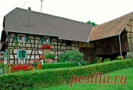 Красочный Ирцбах(Hirtzbach)Эльзас,Франция
