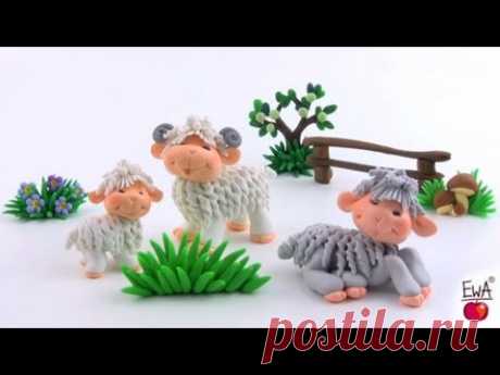 LET'S CLAY! Lamb tutorial - polymer clay