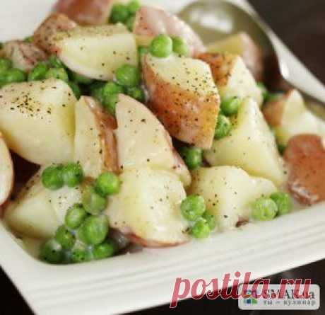 Рецепт: Нежный картофель с зеленым горошком - Рецепты - Кулинарные рецепты, диеты, меню, рецепты блюд. Smak.ua: Ты - кулинар!