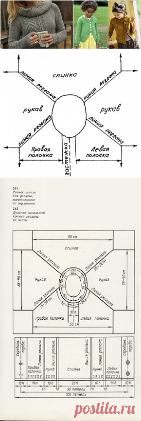 Расчет реглана по Максимовой | Knitting club // нитин клаб