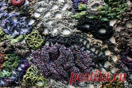 freeform knitting and crochet with silk, hemp etc | Flickr - Photo Sharing!