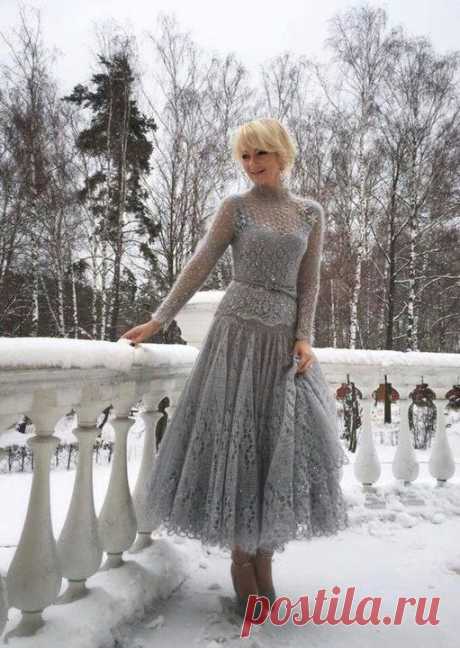 Платья связанные шетландским узором. Это стоит увидеть! | 5plus | Яндекс Дзен