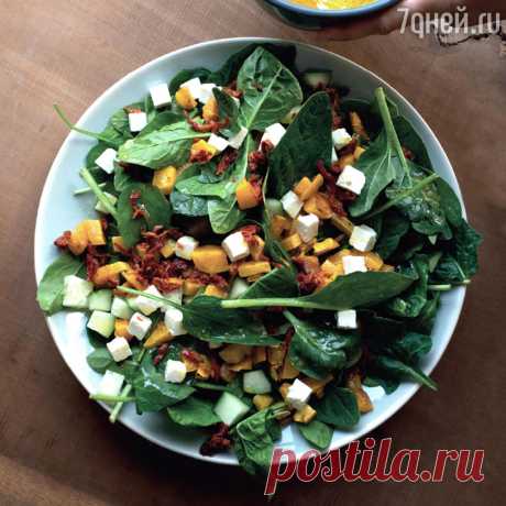 Салат с запеченной тыквой: рецепт от нутрициолога Натальи Белаиш: пошаговый рецепт c фото
