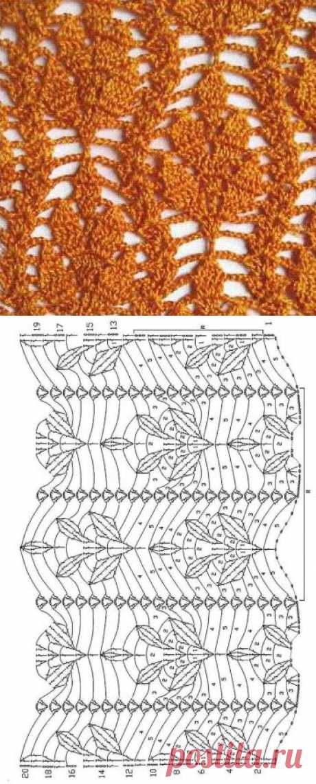 Схемы вязания крючком подборка.