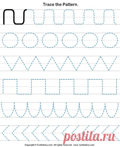 (690) Draw Pattern Worksheets | educativo