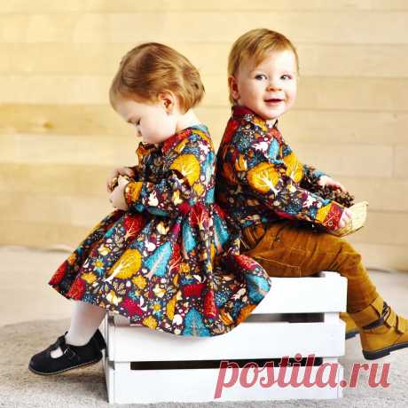 Купить детское платье с лесным принтом от Be Fancy kidswear | Mellroot