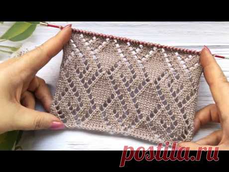 Fancy Diamond Stitch| Fantasie-Rautenmuster stricken| Punto Rombi Fantasia| Point Losanges Fantaisie